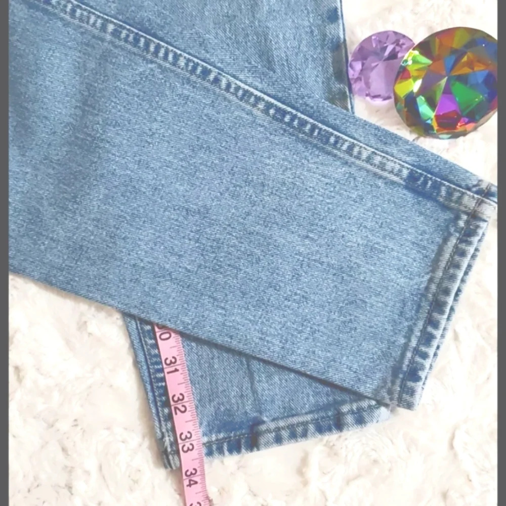 CHIC by H-I-S High rise 'Mom Jeans' 80s size 10 tall  retro thick denim - Picture 10 of 13